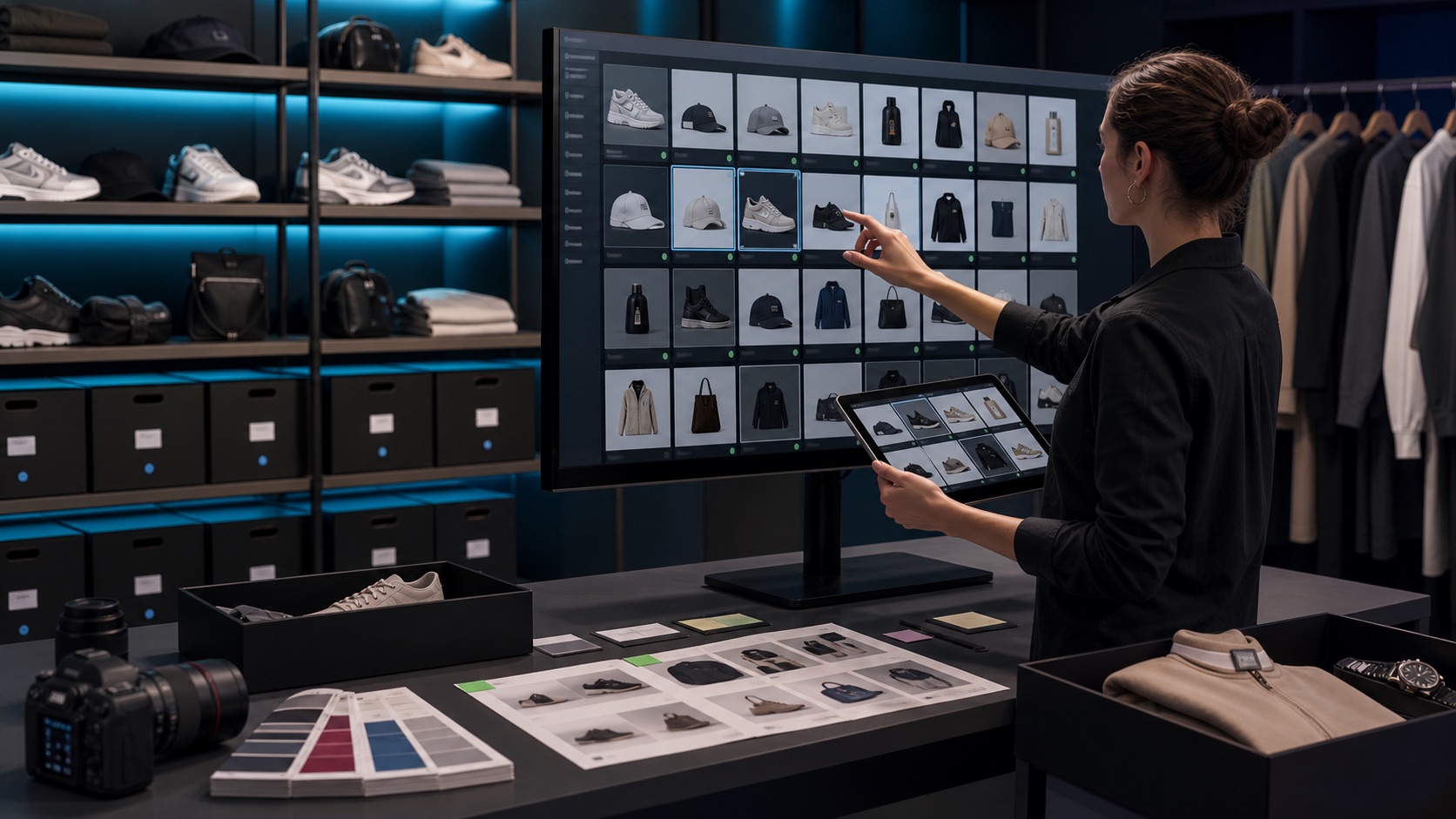 StudioVault approved product imagery library